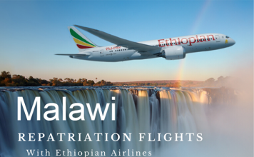 Ethiopian Airlines will operate repatriation UK to Malawi flights