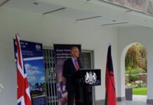 The British High Commissioner sends off chivening scholars